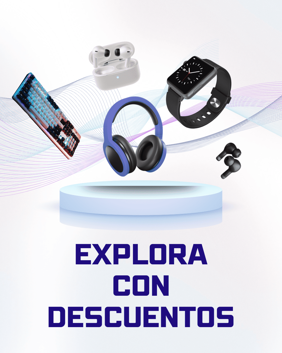 Sobre Nosotros 1 White and Purple Modern Minimalist Top 5 Gadget Recommendation Instagram Post 1