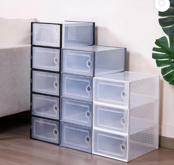 set 4 cajas plegable de zapato blanca set 4 cajas plegable de zapato blanca