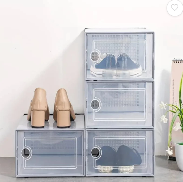 set 4 cajas plegable de zapato blanca set 4 cajas plegable de zapato blanca