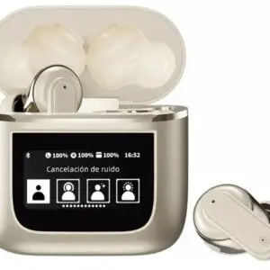 audífonos pro con pantalla táctil