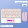 Teclado inalámbrico TrackPad Kawaii
