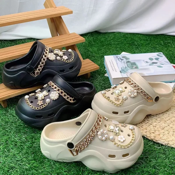 Sandalias de tacón alto estilo nube 2025